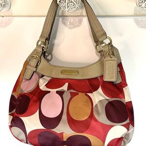 Coach Multicolor Signature Tote Bag
